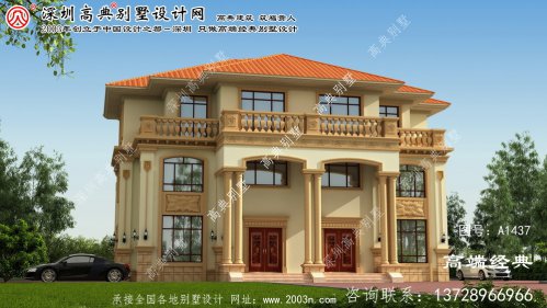 宽城满族自治县双拼复式别墅设计图
