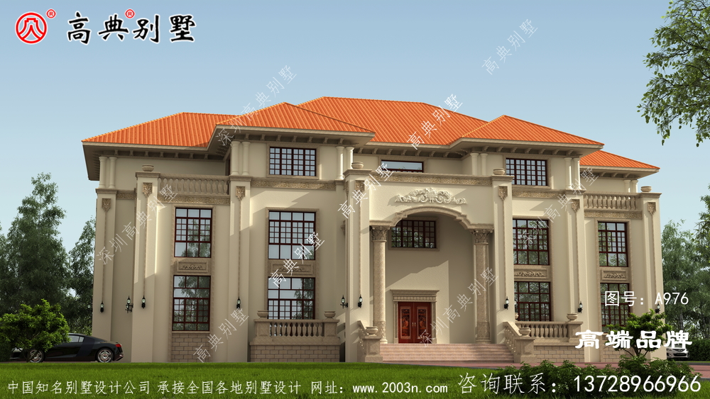 农村别墅内空间设计比较宽敞,功能配备齐全