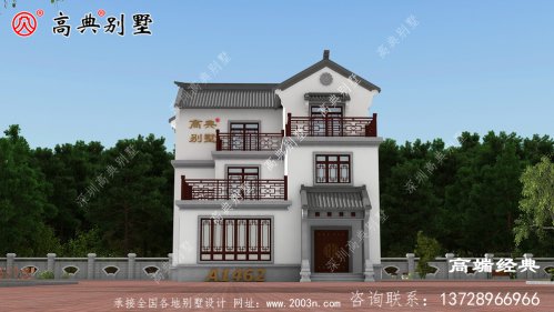 不对称式的建筑外观，精致又大气