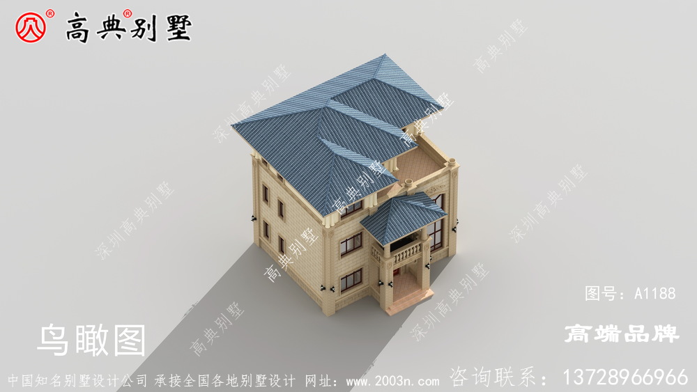 大窗设计，加强外观的美观性和室内的采光性