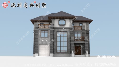 高档三层豪华别墅图片，在家乡成就了一道美丽的风景。