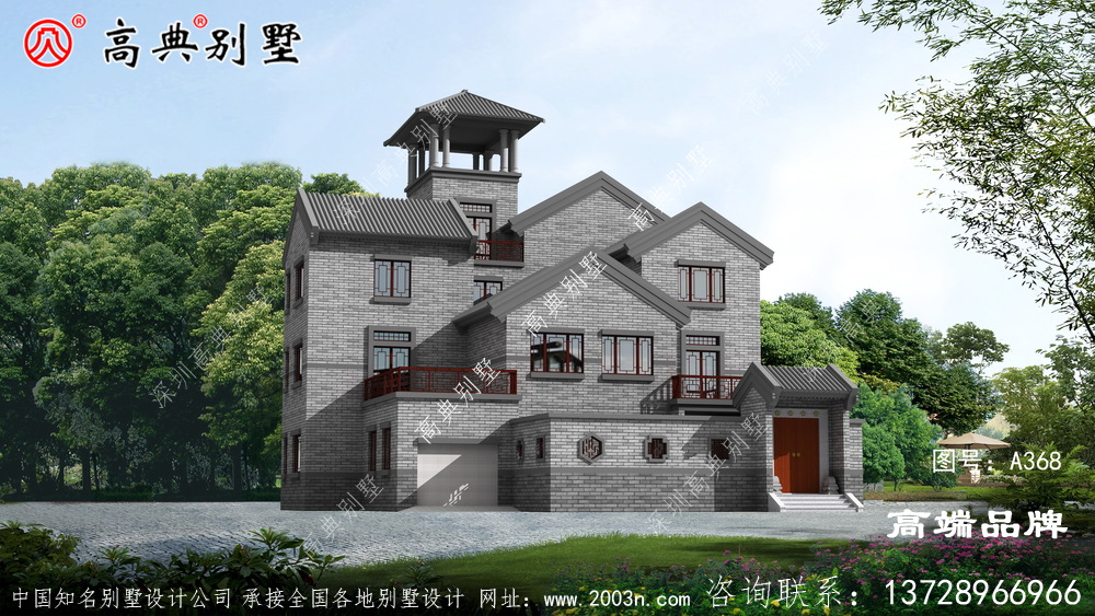 外型鲜艳清新，与乡村美景相映成趣