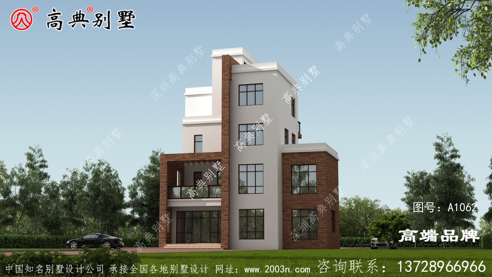 如今的农村别墅和城市花园洋房相比一点儿不输！
